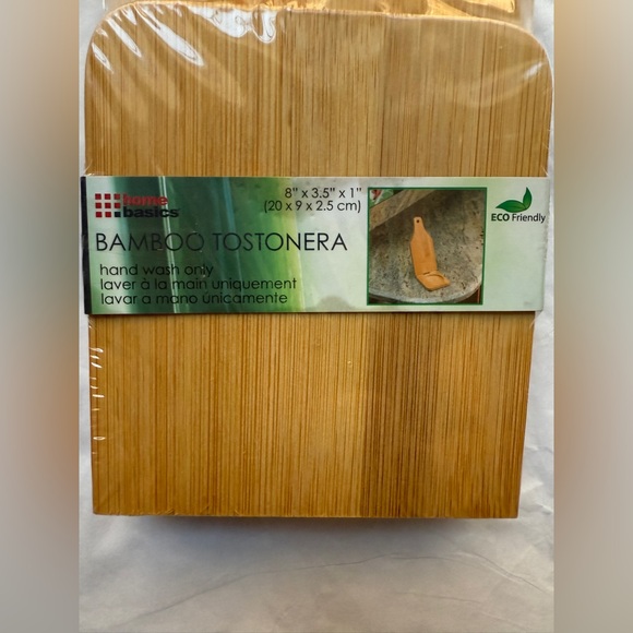 Home Basics Bamboo
Tostonera Plaintain Press - Large 4.5" x 10" - Picture 2 of 5